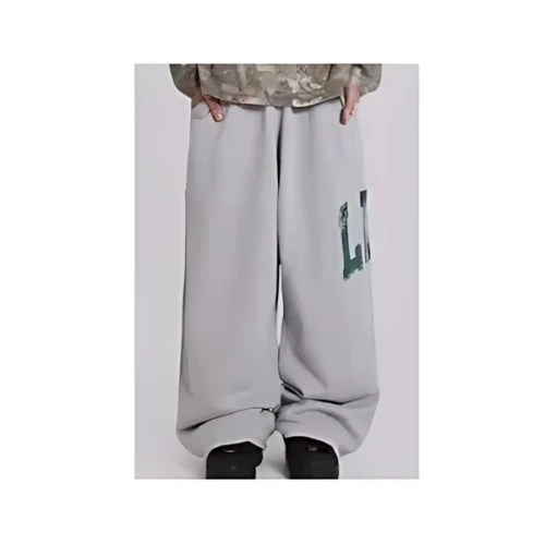 Jaded London LDN Print Grey Marl Monster Joggers
