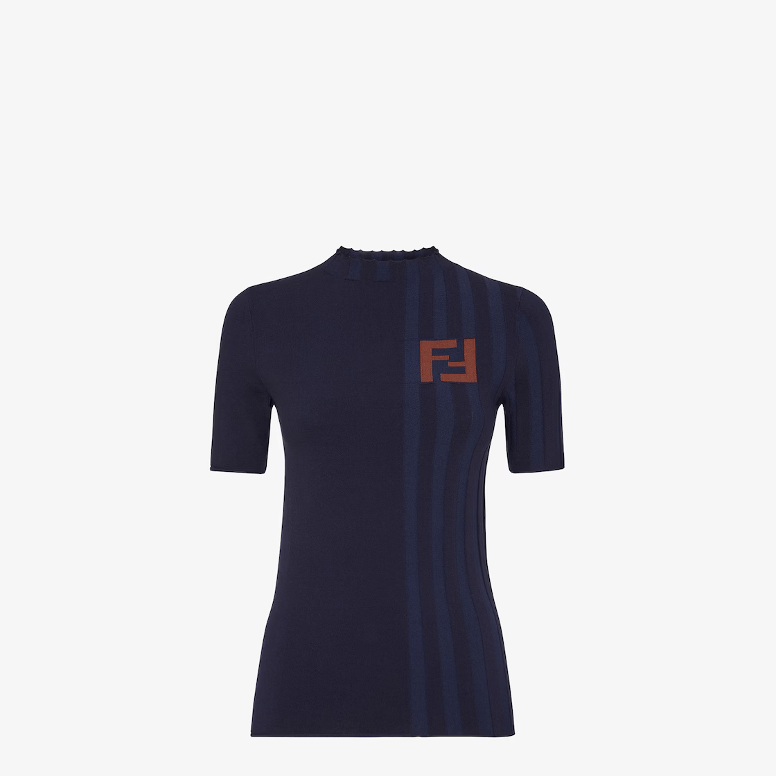 FENDI ネイビーブルーコットン セーター