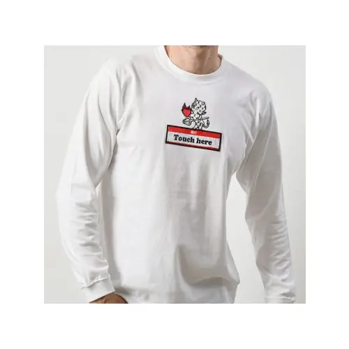 STUD MUFFIN 5.6ozコットン天竺 BEBYLパッチ&シークイン LOVELOSTプリント LS Tシャツ