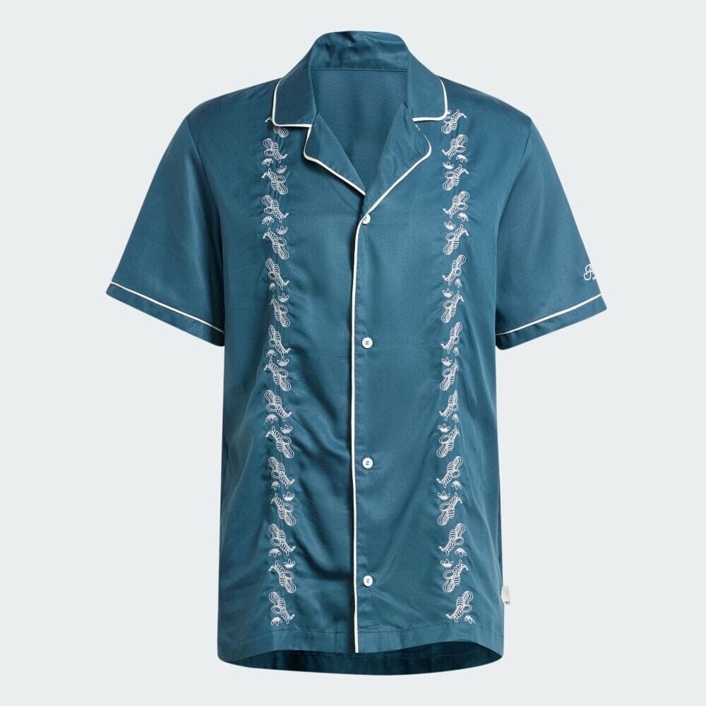 adidas レジャー ボウリングシャツ