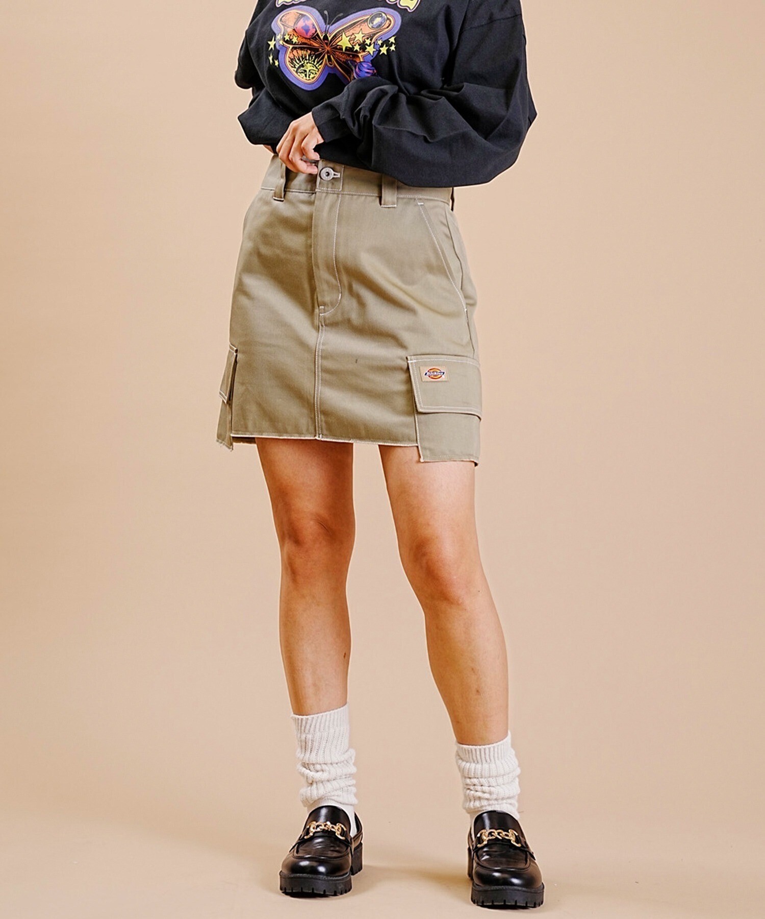 Dickies 【ムラサキスポーツ別注】Dickies/ディッキーズ カーゴミニスカート
