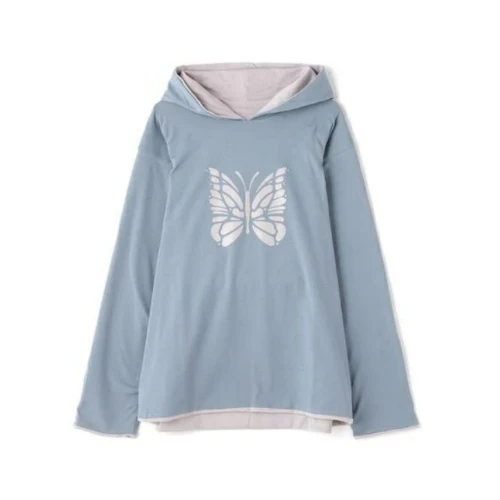 NEEDLES L/S REVERSIBLE HOODY - COTTON JERSEY