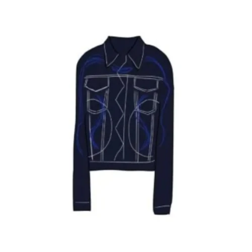 Charles Jeffrey LOVERBOY ART DENIM JACKET
