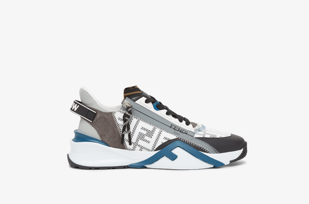 FENDI ホワイトLycra® ロートップ