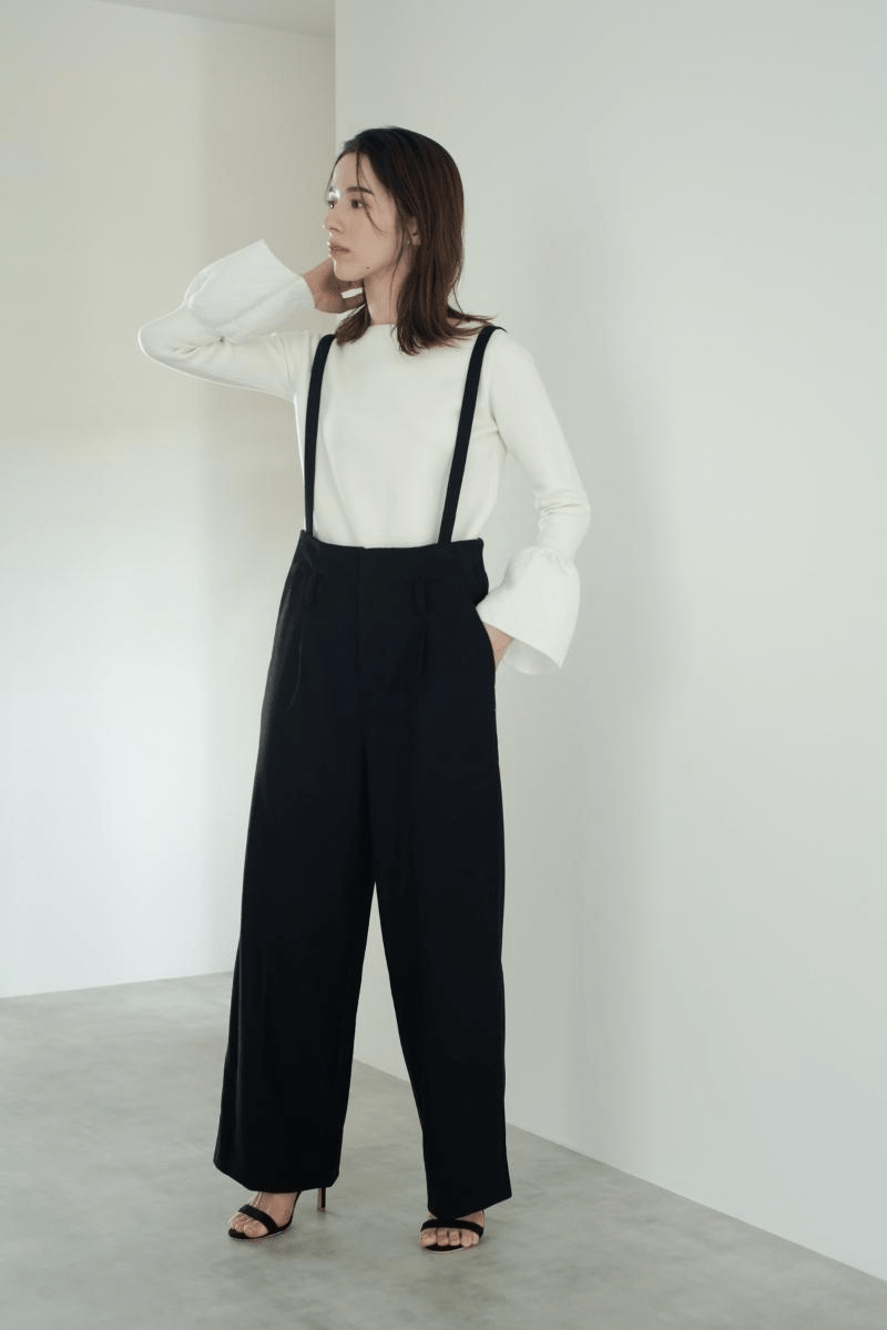 maison de Dolce. 2wayサスペンダーサロペット【black】