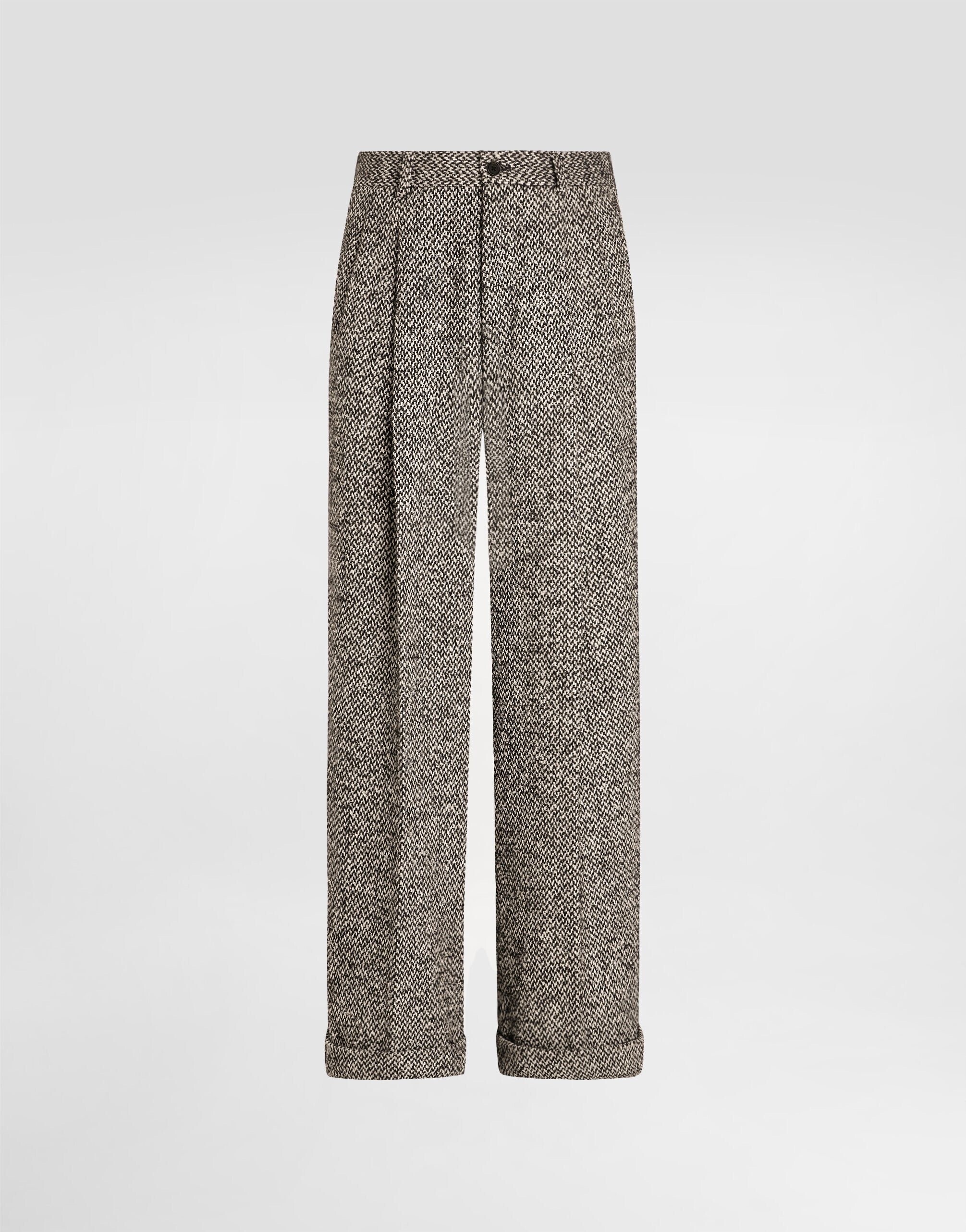 Dolce & Gabbana ドット ウール ブレンド パンツ