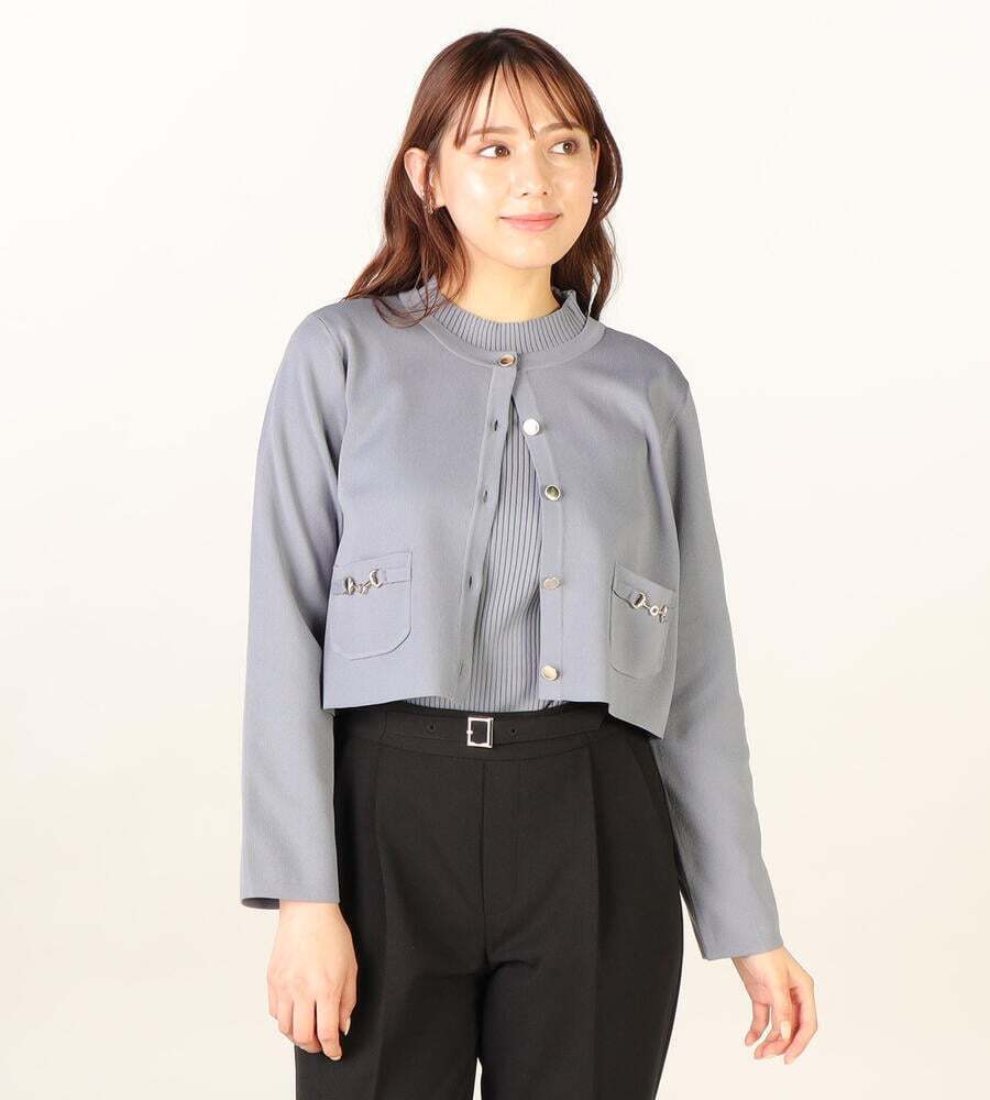 LAISSE PASSE ニットジャケットアンサンブル