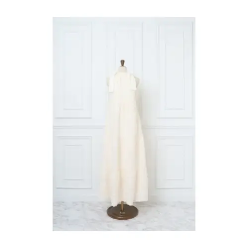 MISTREASS SHAGGY JACUARD LONG DRESS