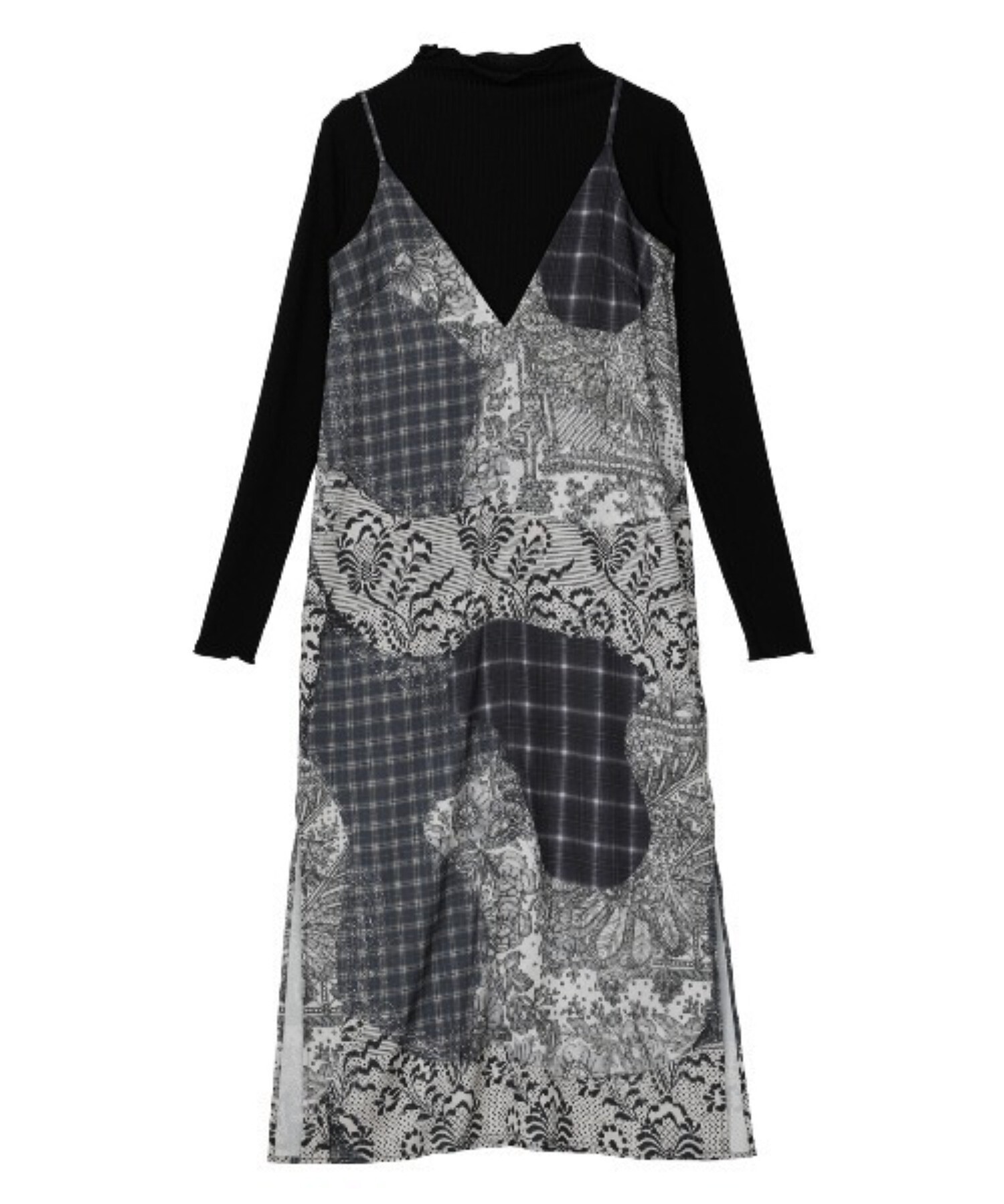 Ameri TROMPE L’OEIL SET TOP CAMI DRESS