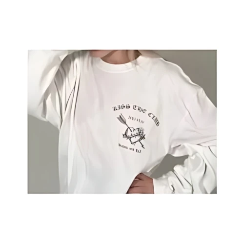 KISS THE CLUB tattoo unisex long Tshirt