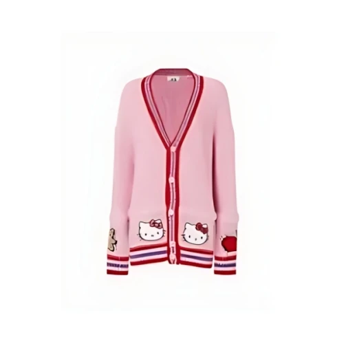 GCDS Hello Kitty Embroidered Knit Jacket