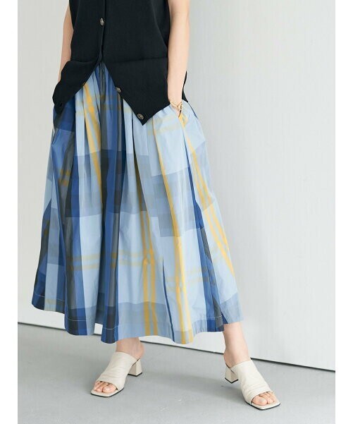 La boutique BonBon チェックスカート