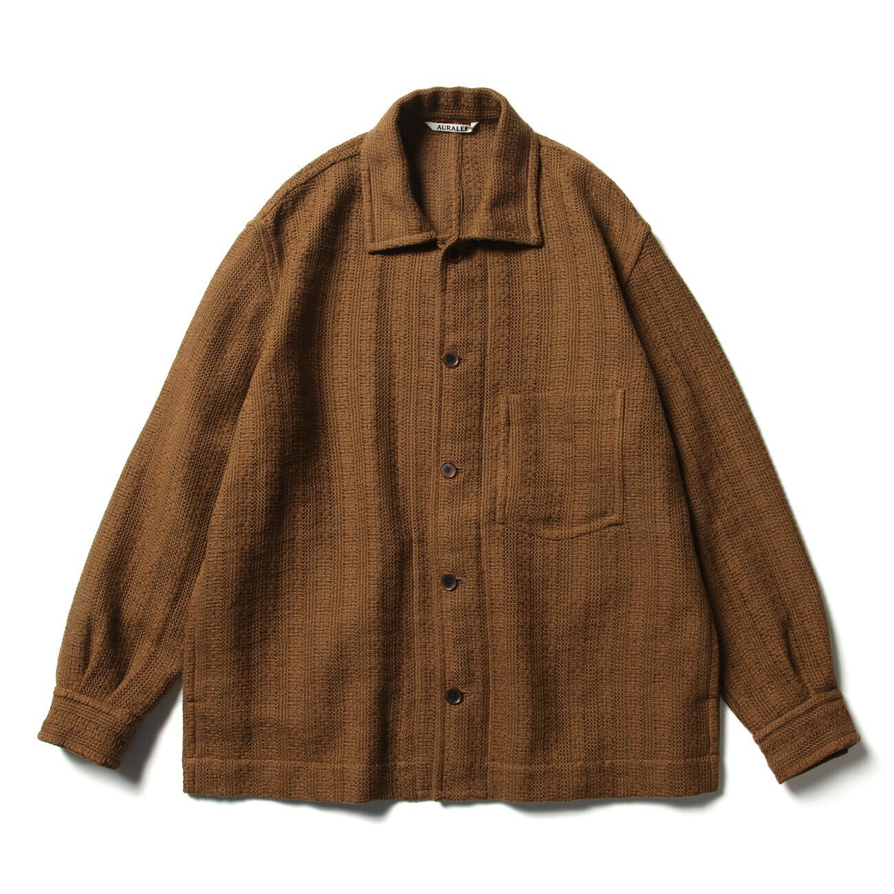 AURALEE COTTON LINEN LENO BLOUSON