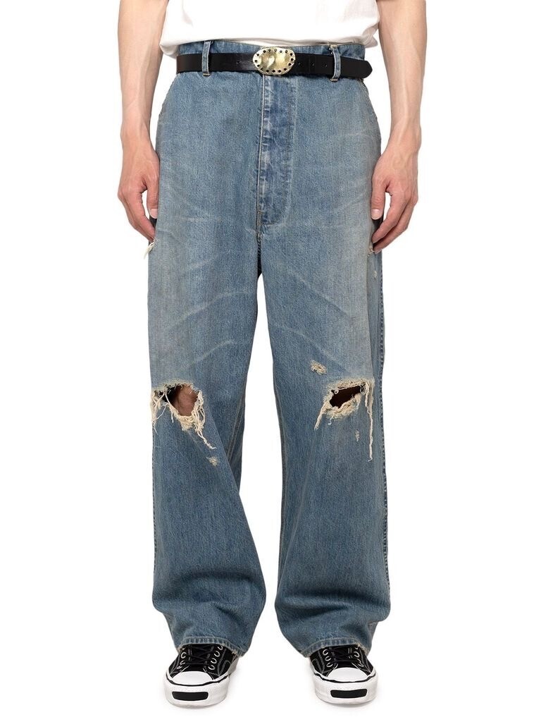 KAMIYA 【24AW】デニム ワイド パンツ / DENIM WIDE PANTS / インディゴ