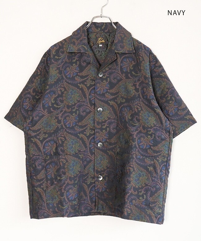 NEEDLES Cabana Shirt - Paisley Jacquard カバナシャツ