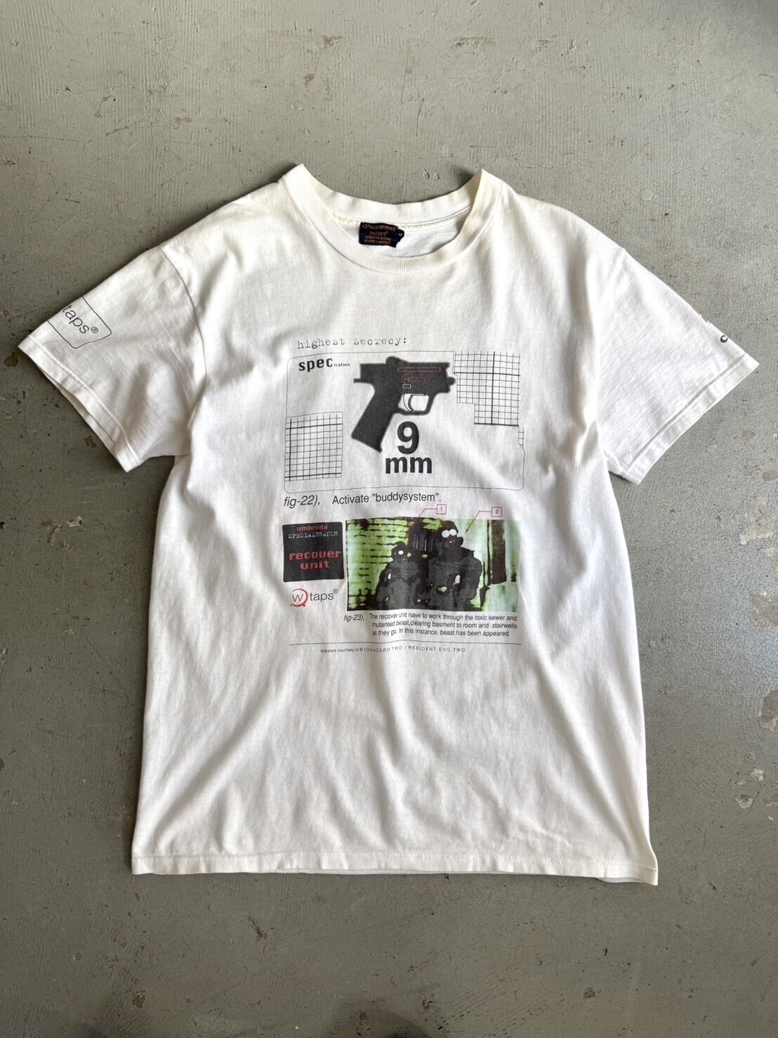 Wtaps 1998 Wtaps “BIOHAZARD 2” Tee