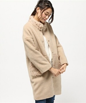 Lily Brown コクーンボアコート