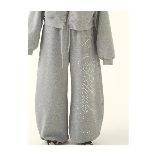PELLICULE stone-deco sweat pants