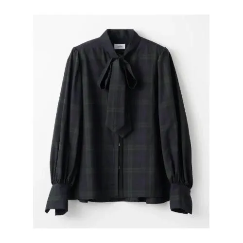 Audire bowtie volume blouse
