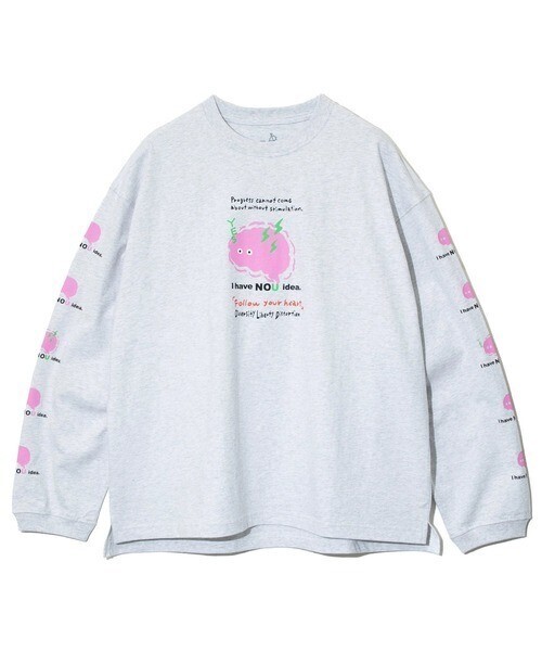 go slow caravan メランジェ G/D I HAVE NOU IDEA. ロングスリーブ TEE