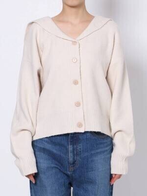 CALNAMUR セーラーカラーニット