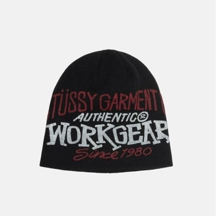STUSSY Workgear Print Skullcap Beanie ステューシー ビーニー