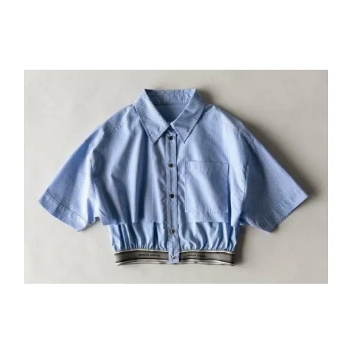 MAISON SPECIAL ジャガードゴムダブルレイヤードシャツ