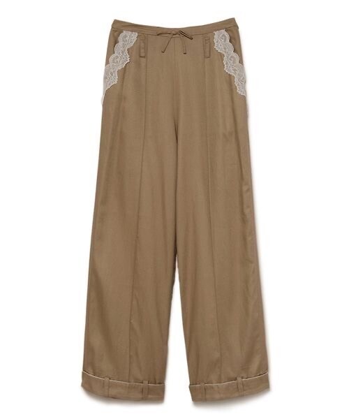 SORIN Linen Blend Straight Pants/リネンブレンド ストレートパンツ
