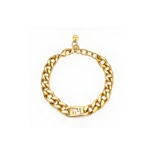 FENDI Gold-colored metal bracelet