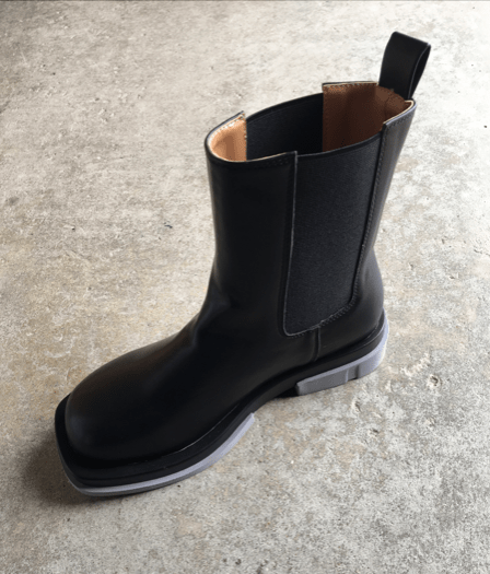 mite Round Toe Middle　Boots