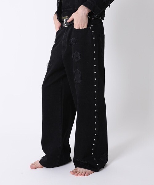 AFB PATCHED DENIM PANTS