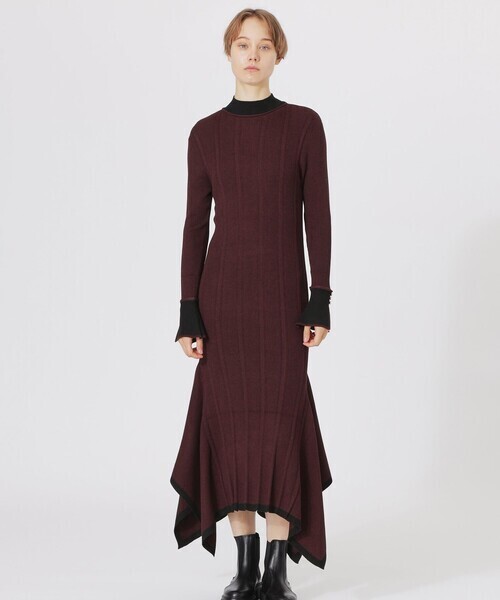 LOVELESS レイヤードライクニットワンピース