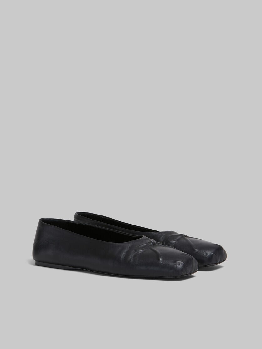 MARNI Little Bowシームレス フラットバレエシューズ