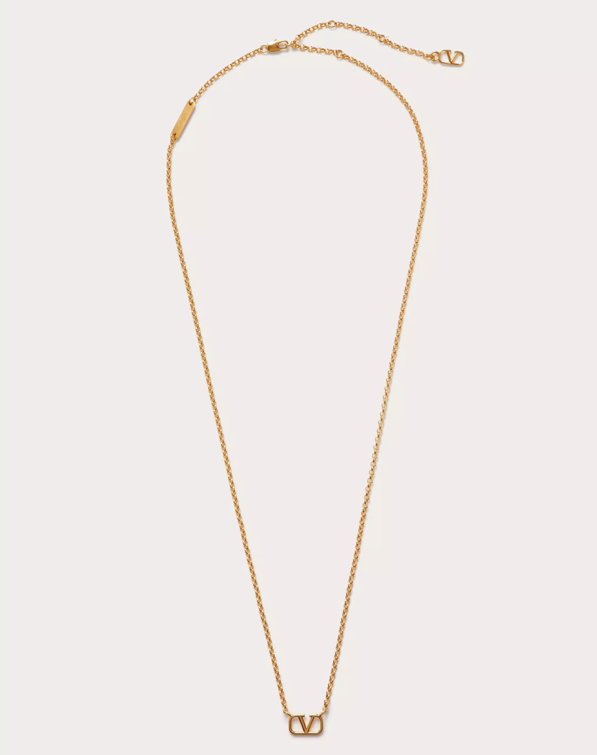 Valentino garavani VLOGO SIGNATURE メタル ネックレス