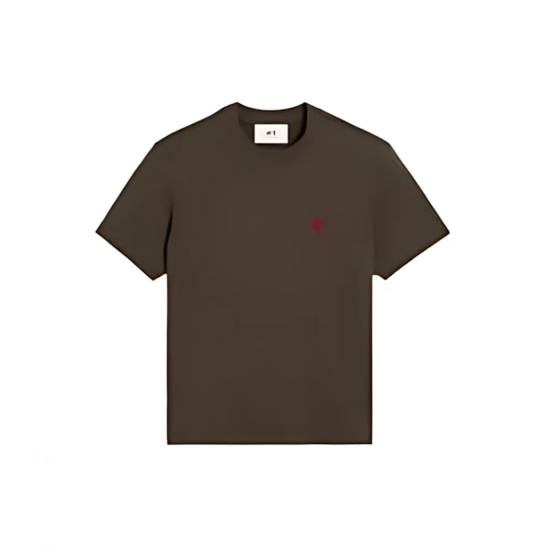 AMI Paris オーガニックコットンジャージー Tシャツ