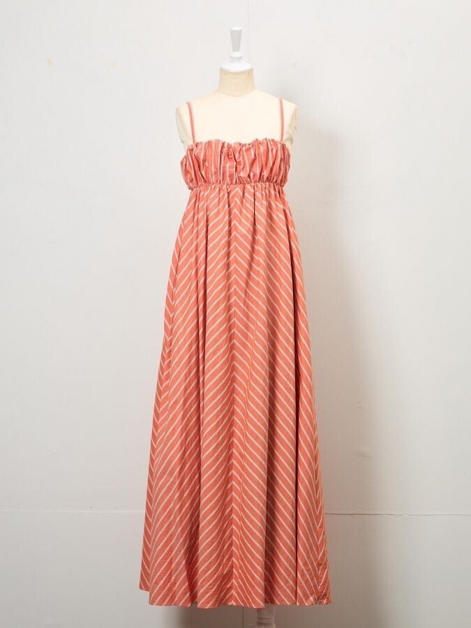 ROSARY MOON Bust Gathered Cami Dress