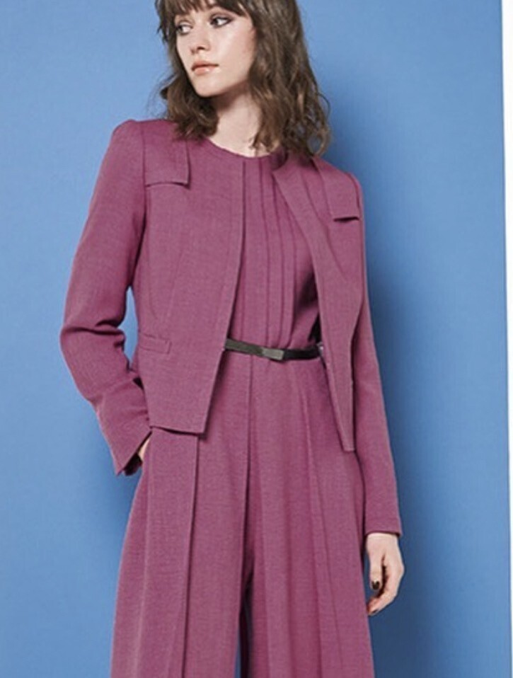 AKIKO OGAWA. 24AW ダブルサテン×エコシールファーコート