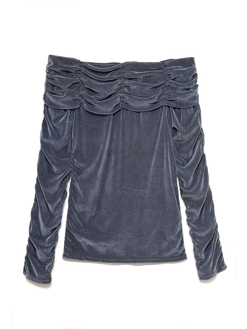 SORIN Flocky Tulle Gathered Top