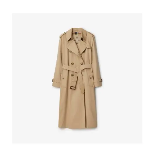 BURBERRY ロング ウォータールー ヘリテージ トレンチコート