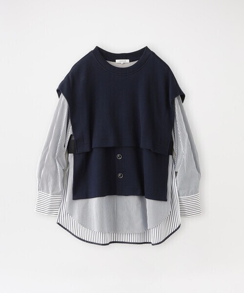 LOVELESS シャツドッキングプルオーバー
