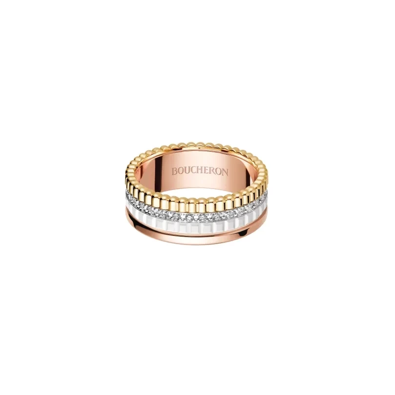 BOUCHERON QUATRE WHITE EDITION キャトル ホワイト ダイヤモンド リング スモール