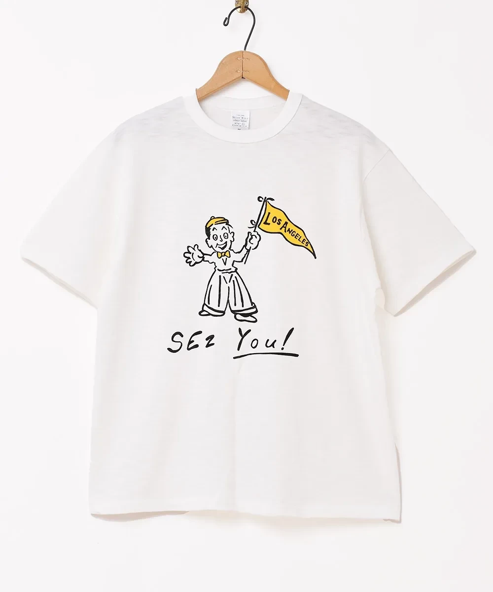 GRAPEFRUIT MOON プリントTシャツ 「LOSANGELES BOY」