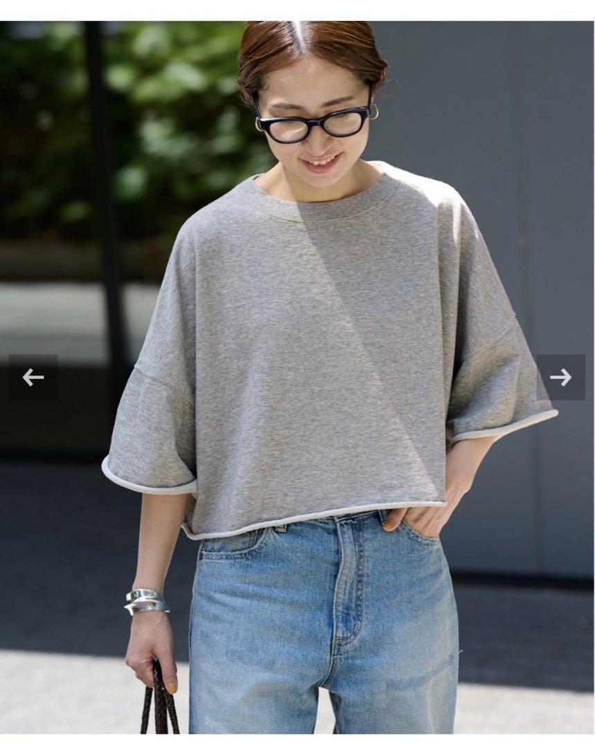 FRAMeWORK ショートSWEATハーフスリーブ