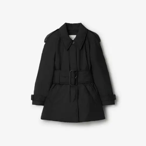 BURBERRY ベルテッド ベリーヒル パディッド カーコート