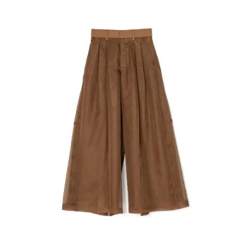 HYKE SHEER WIDE PANTS