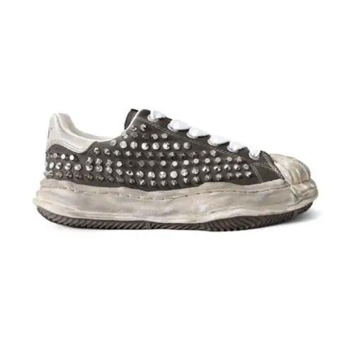 MIHARA YASUHIRO STUDDED Canvas Low-top Sneaker