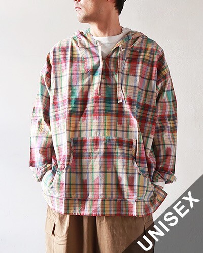 South2 West8 Mexican Parka - Ikat Plaid