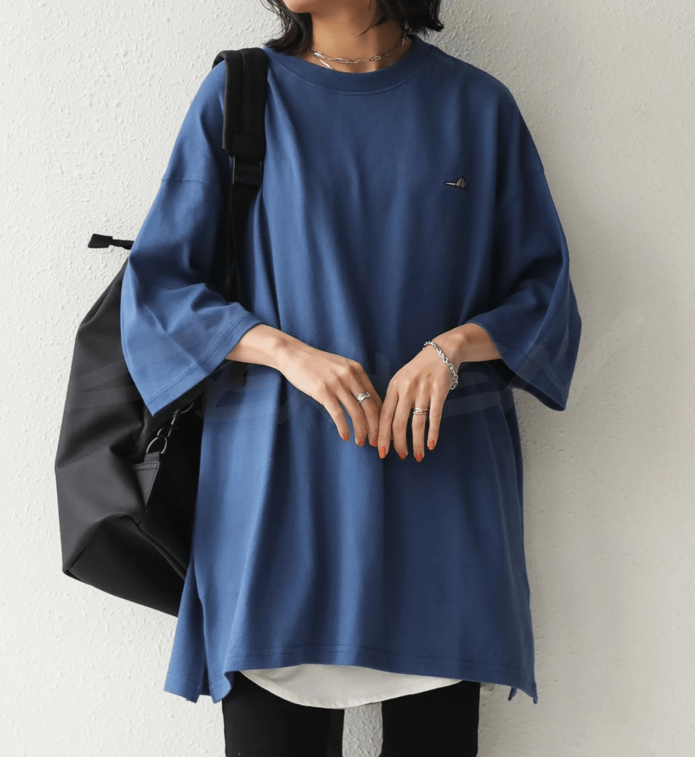 antiqua 「SEAVEN」EMBROIDERY LOGO-T 刺繍ロゴT 半袖・svo-1013