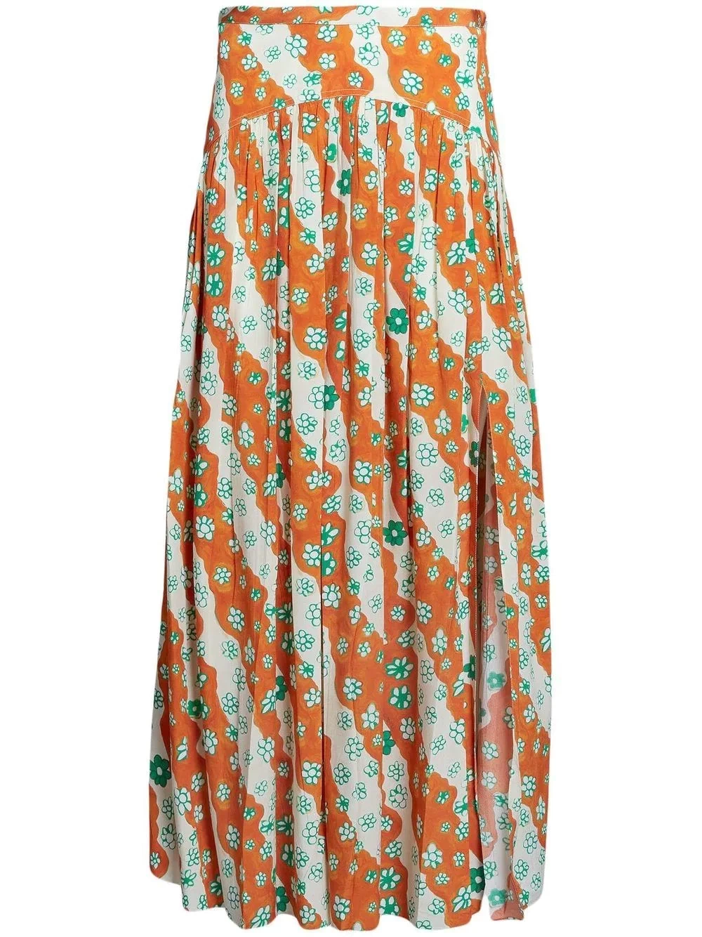 MARNI フローラル シルクスカート