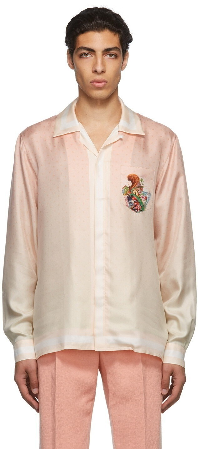 Casablanca Pink Racing Roulette Shirt
